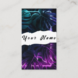 Neon Visitenkarte