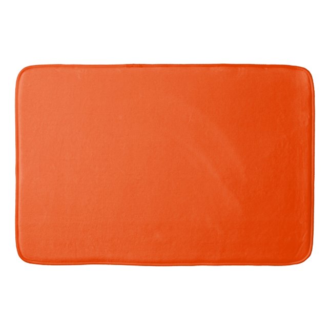 Neon, Vivid Orange Cornhole Set Badematte (Vorderseite)