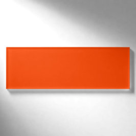 Neon, Vivid Orange Cornhole Set Namenschild