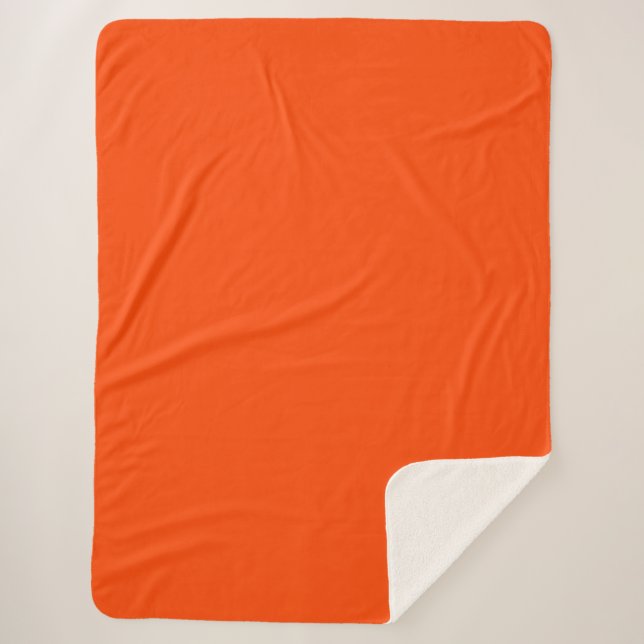Neon, Vivid Orange Cornhole Set Sherpadecke (Vorderseite)