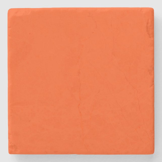 Neon, Vivid Orange Cornhole Set Steinuntersetzer (Vorderseite)
