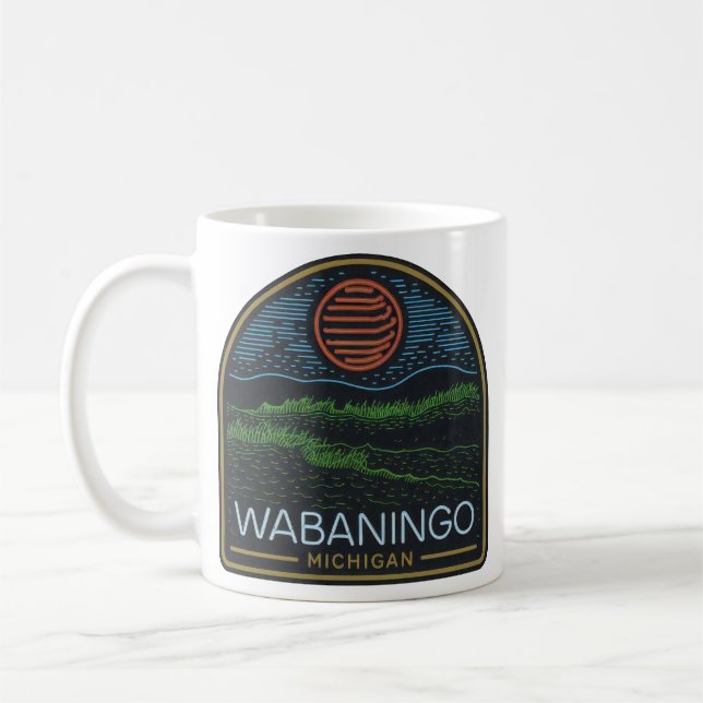 Neon Wabaningo Michigan Kaffeetasse (Links)
