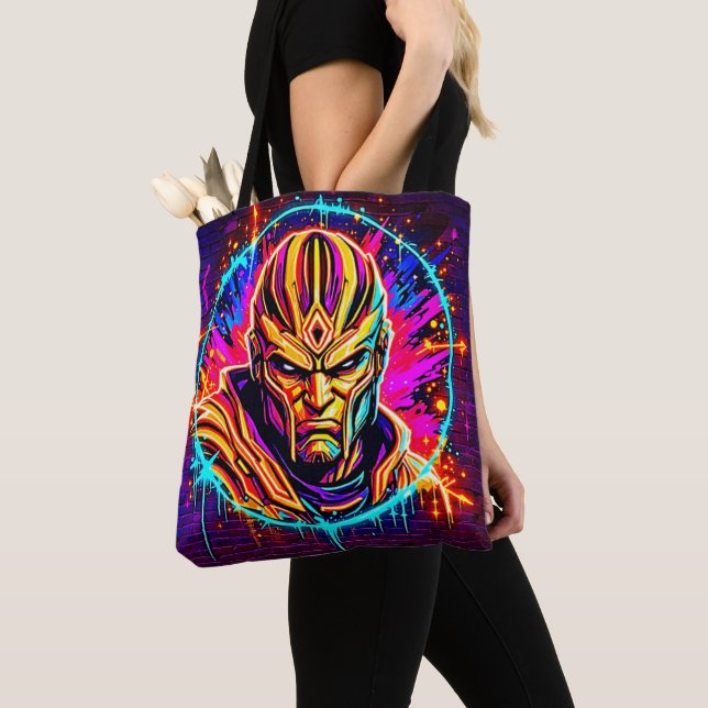 Neon Warrior Power Art Tasche (Von Nahem)