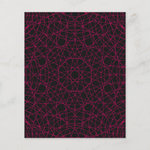 Neon Web Pattern Moderner Flyer - individuell anpa