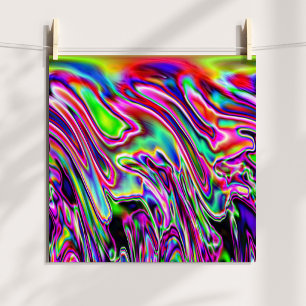 Neon Wirbel Poster