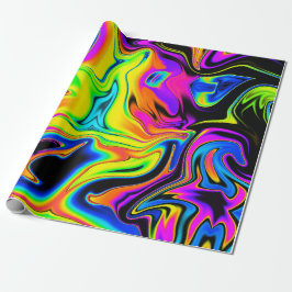 Neon Wrapping Paper Geschenkpapier
