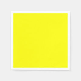 Neon Yellow Solid Color | Classic Serviette