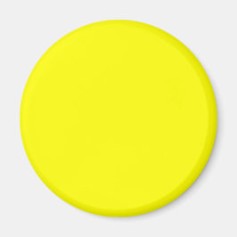 Neon Yellow Solid Color Magnet