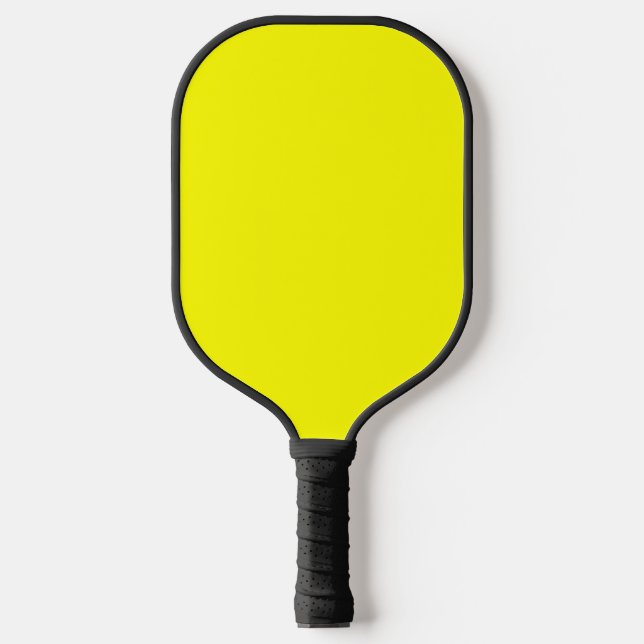 Neon Yellow Solid Color Pickleball Schläger (Vorderseite)