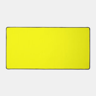 Neon Yellow Solid Color Schreibtischunterlage