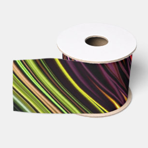 Neon Zig Zag Swirl Ribbon Ripsband