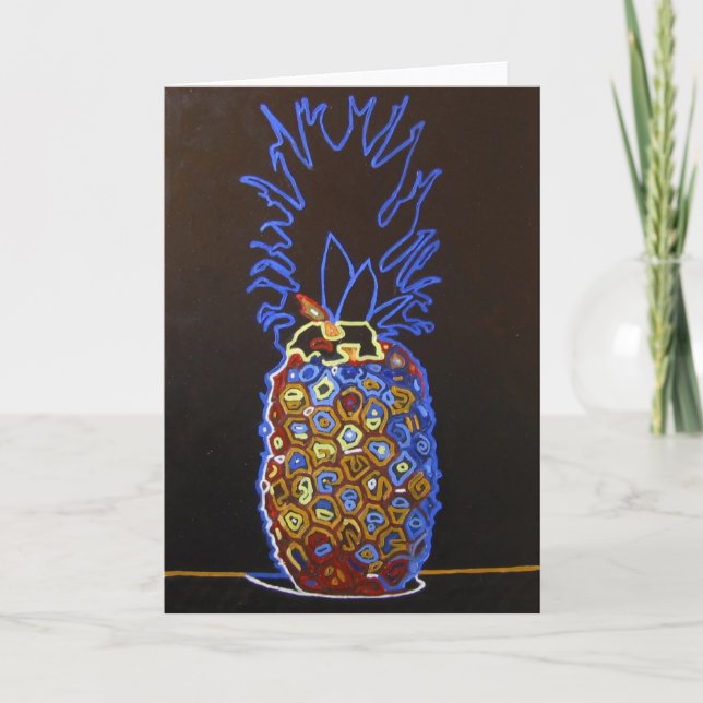 Neonananas-Gruß-Karte/Einladung Einladung (Vorderseite)