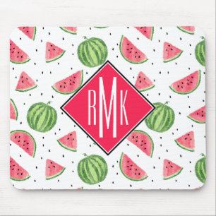NeonAquarell-Wassermelone-Muster Mousepad