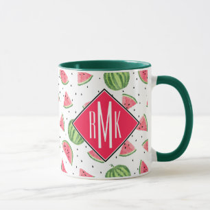 NeonAquarell-Wassermelone-Muster Tasse
