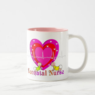 Neonatal/NICU Krankenschwester-Kaffee-Tasse Zweifarbige Tasse