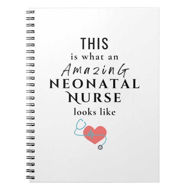 Neonatal Nurse Notizblock (Vorderseite)