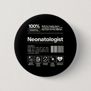 Neonatologe Personalisiertes Geschenk für Neonatol Button