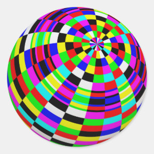 Neonballkleber Runder Aufkleber