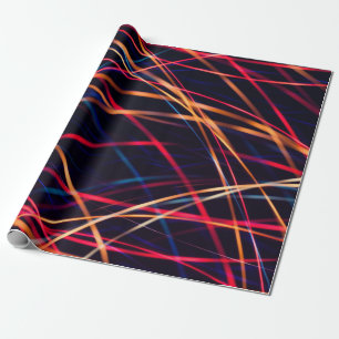 Neonbeleuchtung Textur mit langer Belichtung.abstr Geschenkpapier
