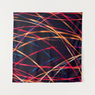 Neonbeleuchtung Textur mit langer Belichtung.abstr Wandteppich