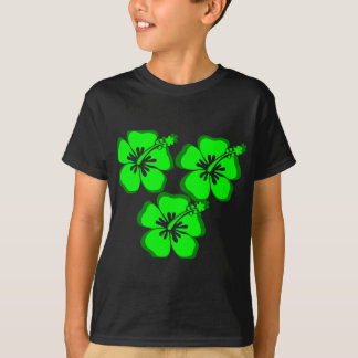 NeonBlumen-Hibiskus T-Shirt