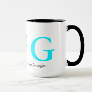 Neonbuchstaben Tasse