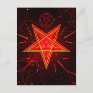 Neondemon Postkarte