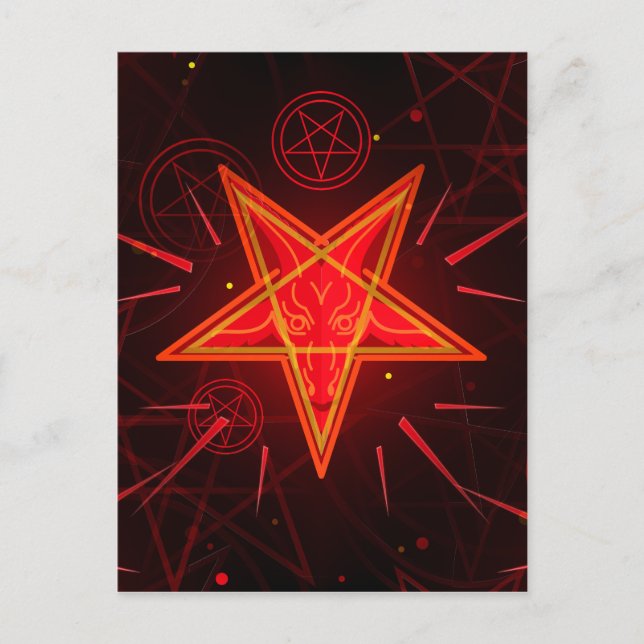 Neondemon Postkarte (Vorderseite)