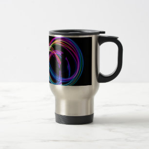 Neonenbogenkreis Reisebecher