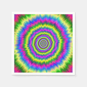Neonexplosion von Neapel Serviette