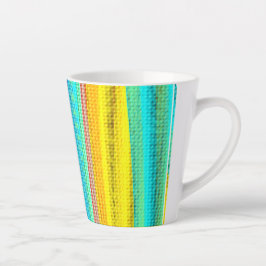 Neonfarben dekorierte Tasse