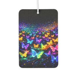 Neonfarbene Schmetterlinge Autolufterfrischer