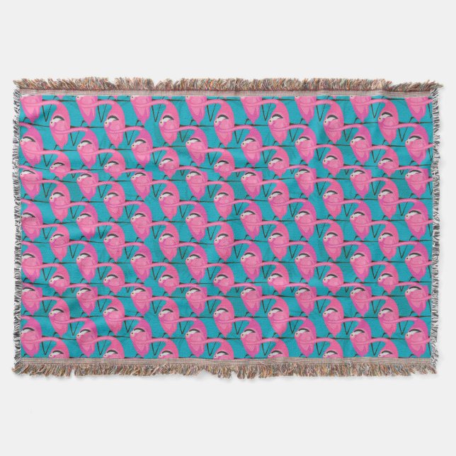 Neonflamingos Decke (Vorderseite)