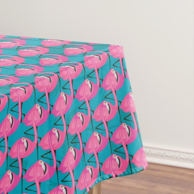 Neonflamingos Tischdecke (Beispiel)