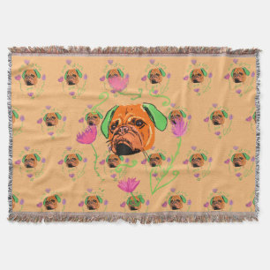 Neonfranzösische Bulldogge Decke
