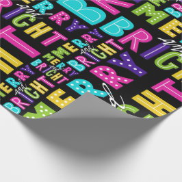 Neonfröhliches und hell geschenkpapier