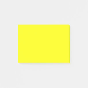 Neongelb einfarbig post-it klebezettel