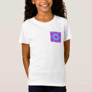 neongeometrische Blume T-Shirt