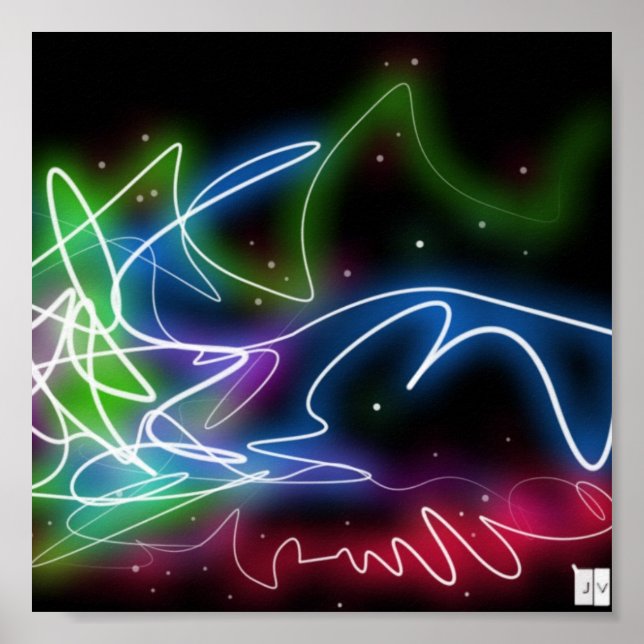 Neongeschmack Poster (Vorne)