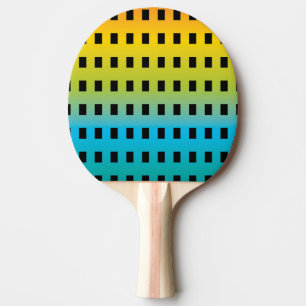 Neonglühen in den dunklen bunten Leuchtstoff2 Tischtennis Schläger