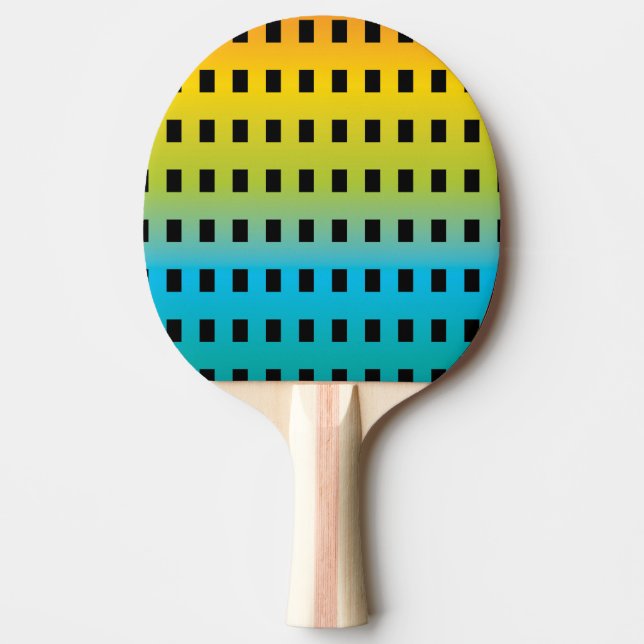 Neonglühen in den dunklen bunten Leuchtstoff2 Tischtennis Schläger (Vorderseite)