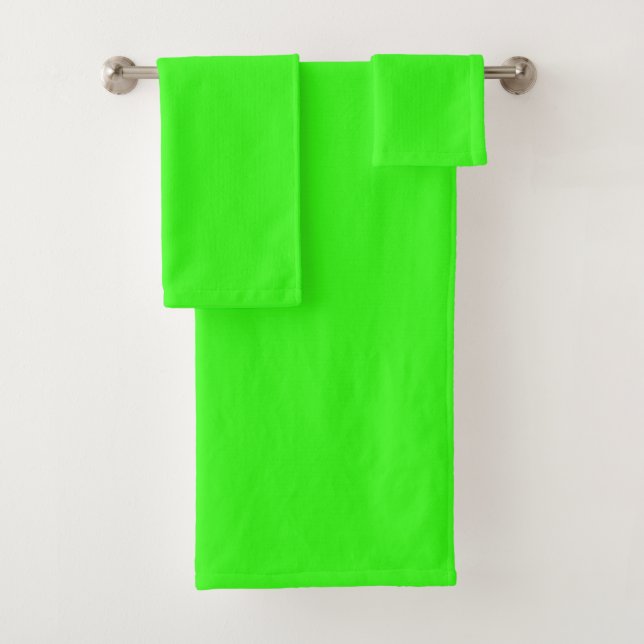 Neongrün Badhandtuch Set (Insitu)