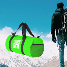 Neongrün - Logo hinzufügen Duffle Bag
