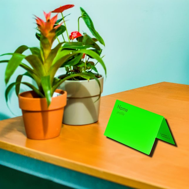 Neongrün Visitenkarten (Von Creator hochgeladen)