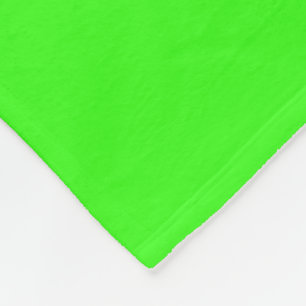 Neongrüne Fleece-Decke Fleecedecke