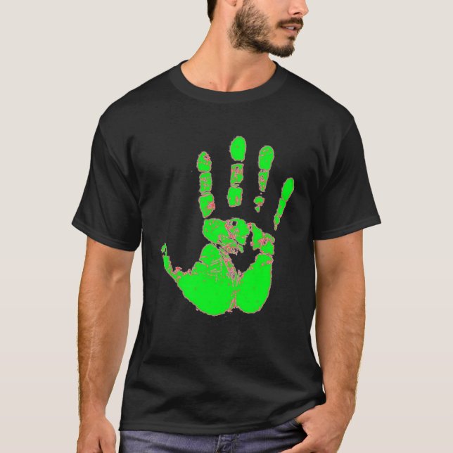 NeonHandprint T-Shirt (Vorderseite)