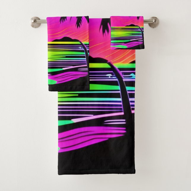 Neonight Beachscape Badhandtuch Set (Insitu)