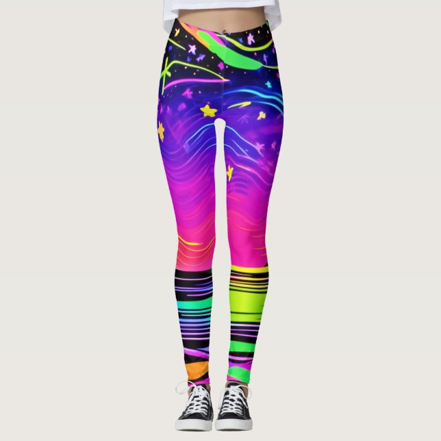 Neonight Beachscape Leggings (Vorderseite)