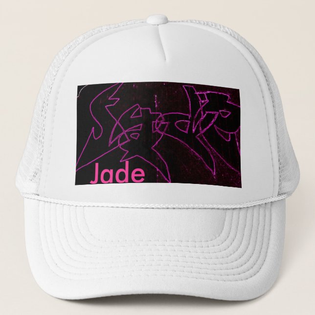 Neonjade Truckerkappe (Vorderseite)