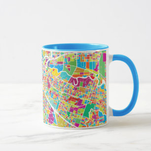 Neonkarte Houstons, Texas Tasse